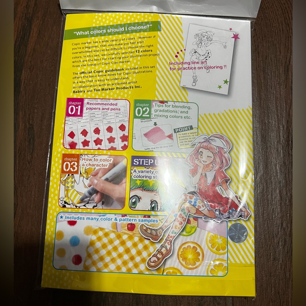 COPIC Alcohol Markers Illustration Book and Markers For Beginners - Picture 2 of 2